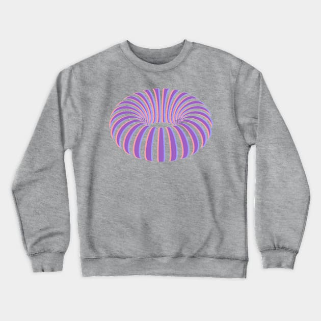 Double Vision Donut Crewneck Sweatshirt by TRIME